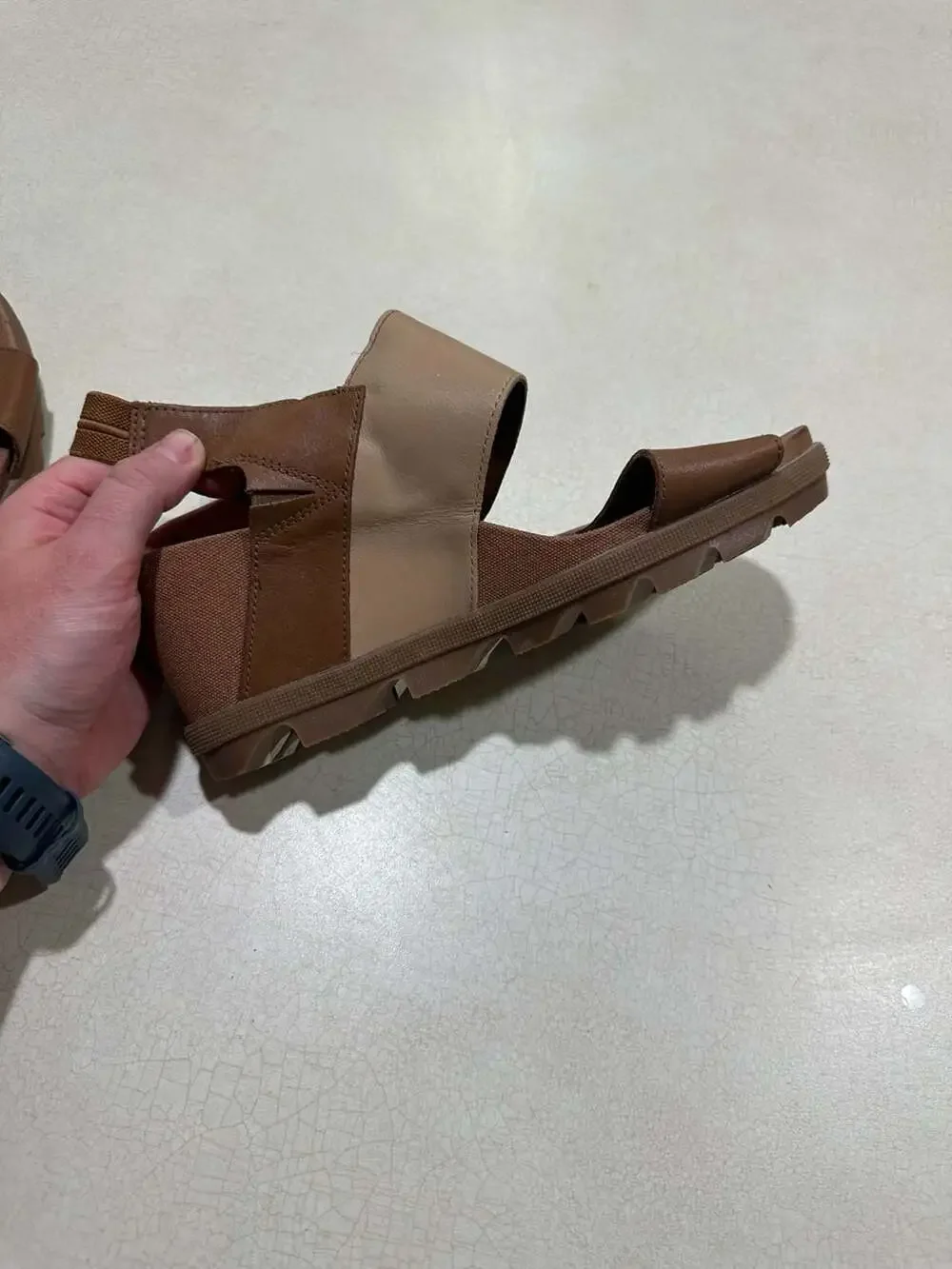 Sorel Women's Joanie II Slingback Wedges in Camel Brown size 8